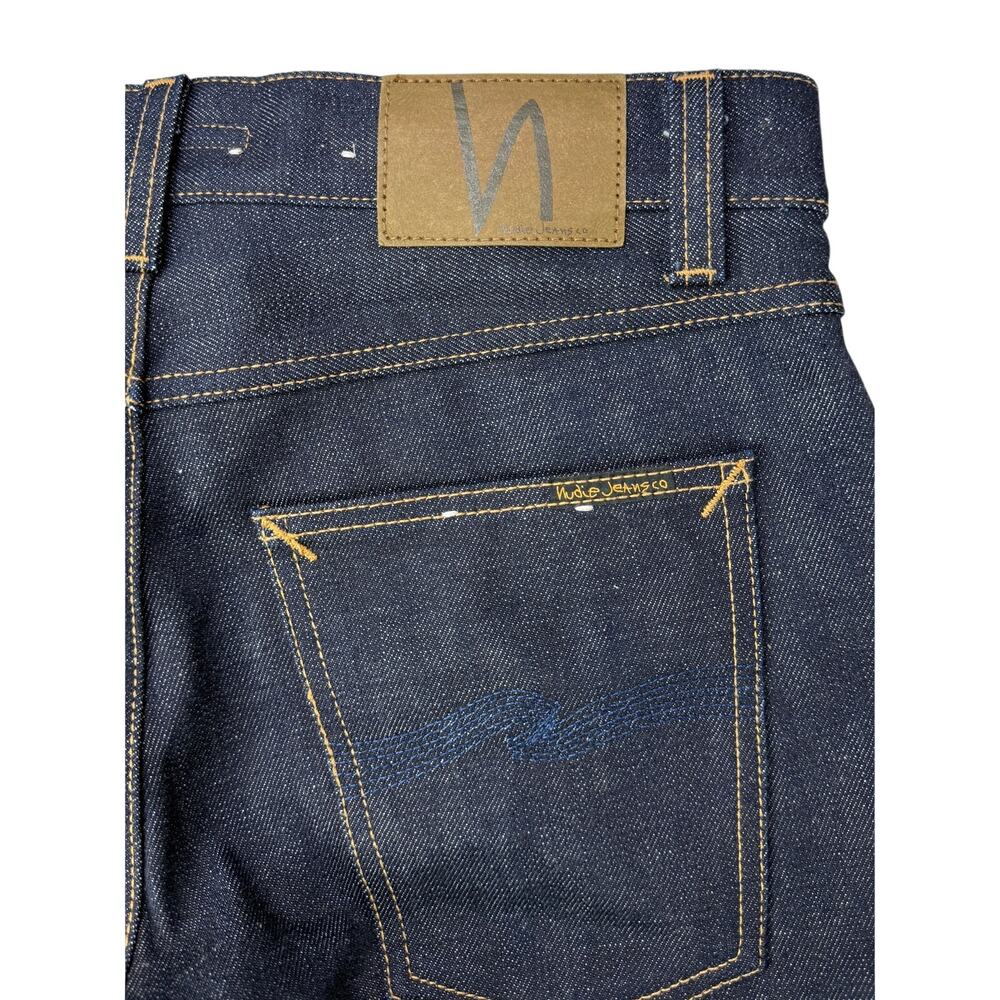 NUDIE JEANS Steady Eddie II Dry Ace Selvage Jean Men's Size 31 - Picture 15 of 15